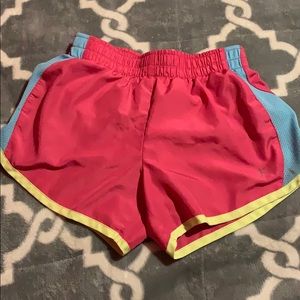 neon wind shorts